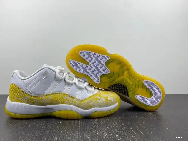 Cheap TB AH7860-107 Low WMNS Jordan Snakeskin Air 11 Yellow 0408